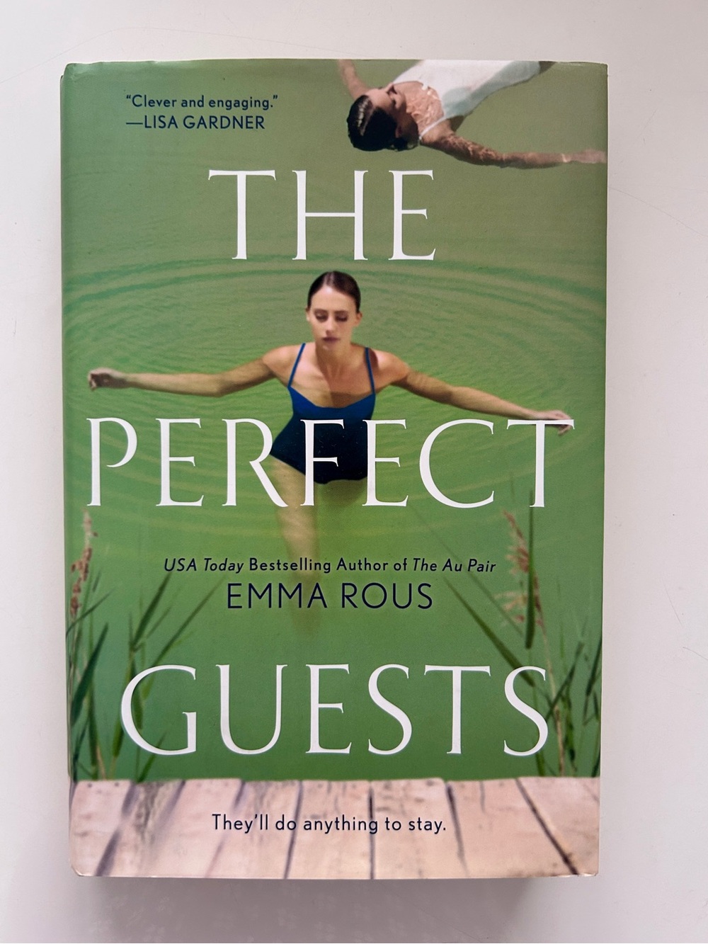 The Perfect Guests  Hardcover Emma Rous Signed Initials First Edition